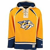 Predators Yellow Men's Customized All Stitched Sweatshirt,baseball caps,new era cap wholesale,wholesale hats